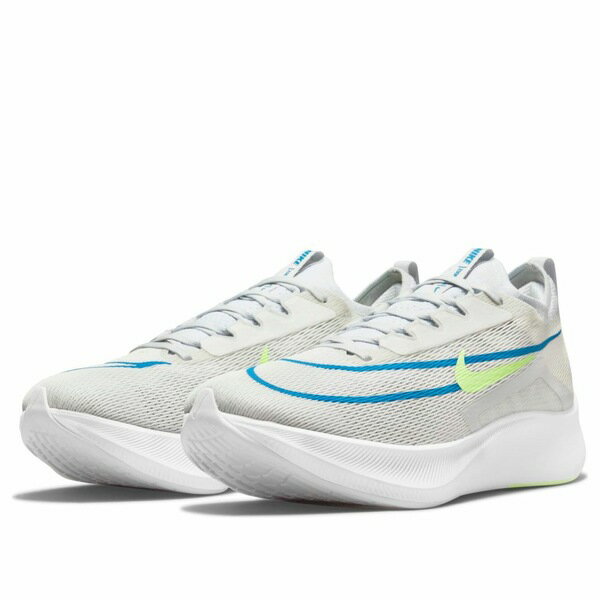 Nike ナイキ メンズ スニーカー 【Nike Zoom Fly 4 'White Imperial Blue Lime Glow' CT2392-100】 サイズ US_9.5(27.5cm)