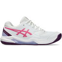 ASICS アシックス レディース スニーカー 【ASICS Gel-Dedicate 8 Padel White Dragon Fruit (Women's)】 サイズ US_9.5(26.5cm) White / Dragon Fruit