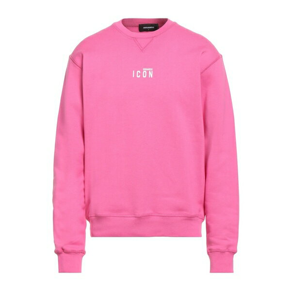 【送料無料】 ディースクエアード メンズ パーカー・スウェットシャツ アウター Sweatshirts Pink