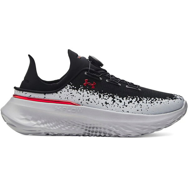 Under Armour アンダーアーマー メンズ スニーカー  サイズ US_12(30.0cm) Black/Mod Grey/Red