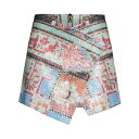 【送料無料】 バルマン レディース スカート ボトムス Mini skirts Light green