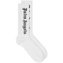 p[EGWFX Y C A_[EFA Palm Angels Classic Logo Socks White