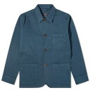 |`M[tl Y WPbgu] AE^[ Portuguese Flannel Twill Chore Jacket Blue