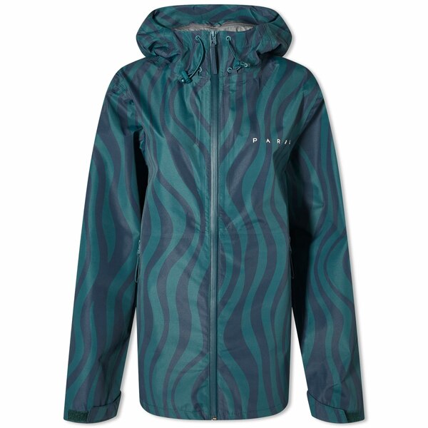 Хѡ  㥱åȡ֥륾  By Parra Rain Flow Rain Jacket Green