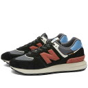 ニューバランス メンズ スニーカー シューズ New Balance 574 Legacy Sneakers Black