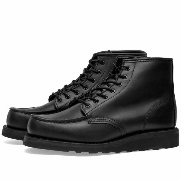 レッドウイング レッドウィング レディース ブーツ シューズ Red Wing Women's 3380 Heritage 6" Moc Toe Boot Black