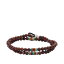 ߥ  ֥쥹åȡХ󥰥롦󥯥å ꡼ Mikia Double Wrap Stone Bracelet Brown