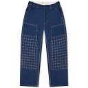 バンズ メンズ カジュアルパンツ ボトムス Vans OTW Quilted Carpenter Pant Blue