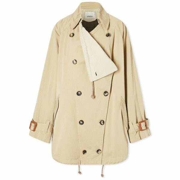 イザベルマラン イザベル マラン レディース コート アウター Isabel Marant Dusika Trench Coat Neutrals