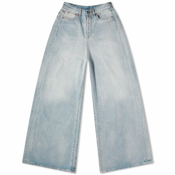 ȥ ǥ 奢ѥ ܥȥॹ VETEMENTS Destroyed Jeans Blue