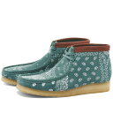 クラークス メンズ ブーツ シューズ Clarks Wallabee Boot Green