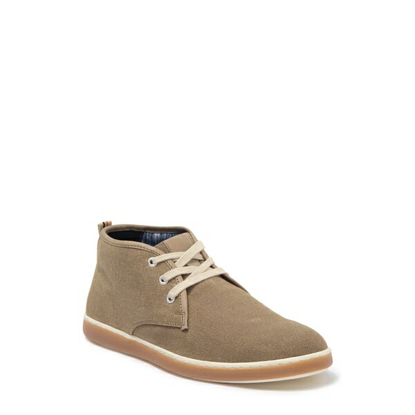 スティーブ マデン メンズ ブーツ＆レインブーツ シューズ Washed Canvas Chukka Boot Taupe