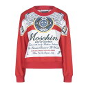 MOSCHINO モスキーノ パーカー・スウェットシャツ アウター レディース Sweatshirts Red