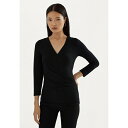 t[ fB[X TVc gbvX ALAYJA 3/4 SLEEVE - Long sleeved top - black