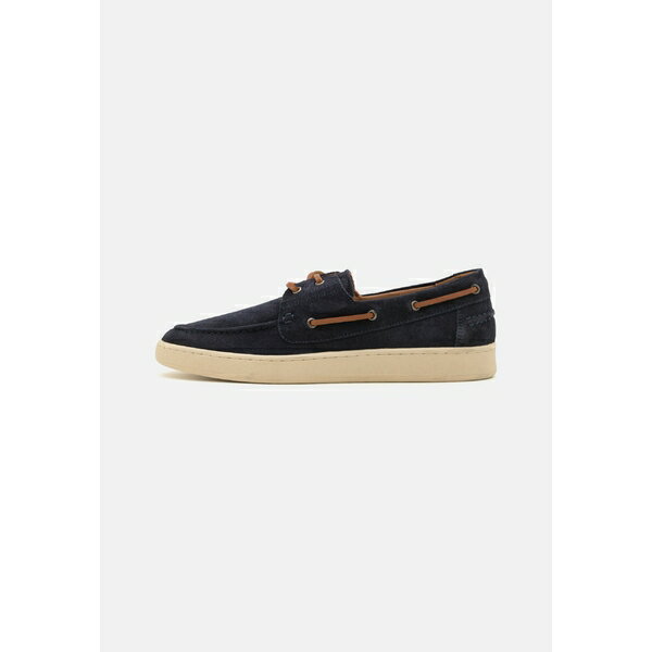 スティーブ マデン メンズ サンダル シューズ HASTINGS - Boat shoes - navy