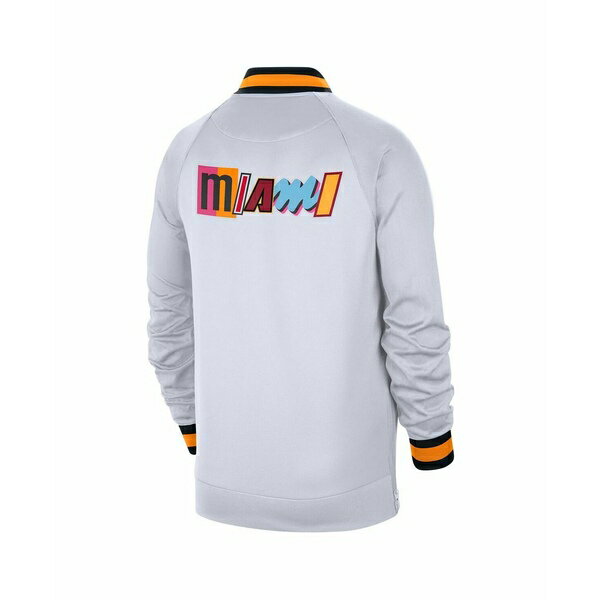 ナイキ ブルゾン レディース ナイキ レディース ジャケット＆ブルゾン アウター Men's White/Black Miami Heat 2022/23 City Edition Showtime Thermaflex Full-Zip Jacket White, Black