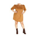 VeB[VbN fB[X s[X gbvX Plus Size Whitney Dress Brown