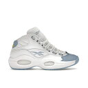 Reebok リーボック メンズ スニーカー 【Reebok Question Mid Denver Nuggets】 サイズ US_10.5(28.5cm) Cloud White/Fluid Blue/Toxic Yellow