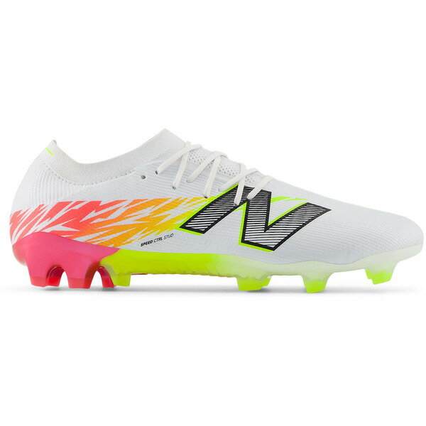 New Balance ニューバランス メンズ スニーカー 【New Balance Furon Elite FG V8 White Energy Red Hi-Lite】 サイズ US_7.5(25.5cm) White/Energy Red/Hi-lite