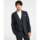 バースリー メンズ ジャケット&ブルゾン アウター Men's Slim-Fit Wool Suit Jacket, Created for Macy's Charcoal(4)