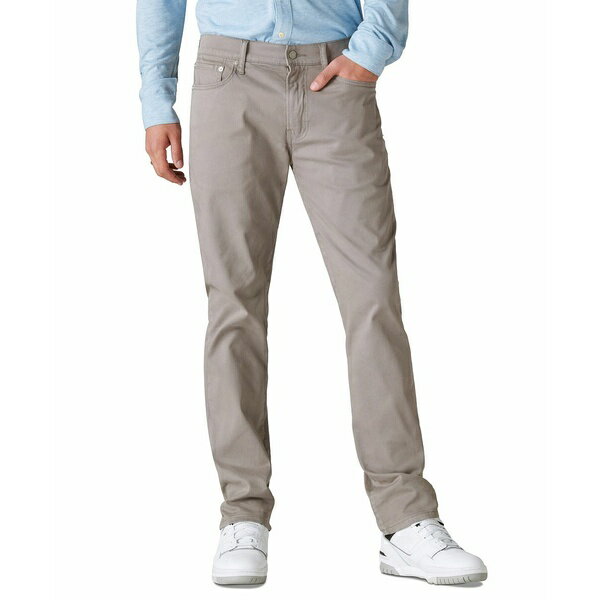 ラッキーブランド メンズ デニムパンツ ボトムス Men's 410 Athletic Straight Fit Stretch Jeans Brushed Nickel