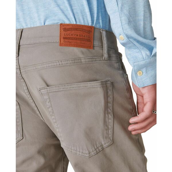 ラッキーブランド メンズ デニムパンツ ボトムス Men's 410 Athletic Straight Fit Stretch Jeans Brushed Nickel