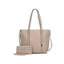 MKFRNV fB[X z ANZT[ Emery Women's Tote Bag with Wallet by Mia K Taupe