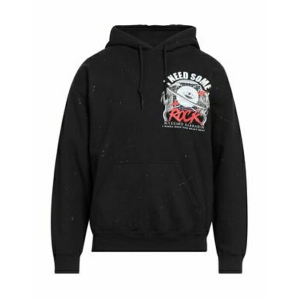 【送料無料】 マッシモ サバディン メンズ パーカー・スウェットシャツ アウター Sweatshirts Black
