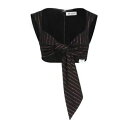 【送料無料】 ジ アティコ レディース Tシャツ トップス Tops Black