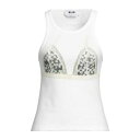 【送料無料】 エムエスジイエム レディース Tシャツ トップス Tops White(4)