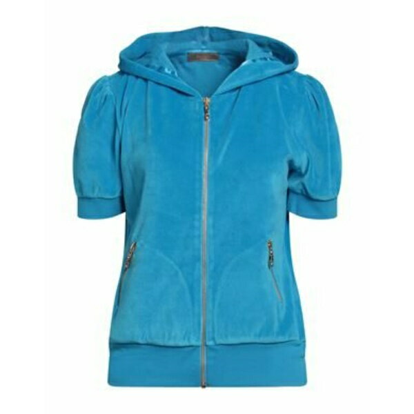 【送料無料】 マラーニ ジーンズ レディース パーカー・スウェットシャツ アウター Sweatshirts Azure