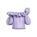 【送料無料】 キカ ヴァルガス レディース Tシャツ トップス Tops Purple