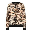 【送料無料】 ロベルトカヴァリ レディース パーカー・スウェットシャツ アウター Sweatshirts Beige