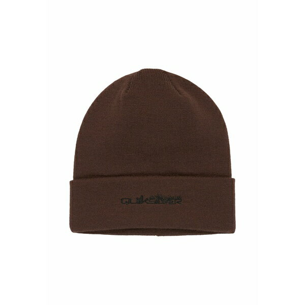クイックシルバー メンズ 帽子 アクセサリー Beanie - chocolate brown
