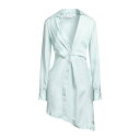 【送料無料】 オフホワイト レディース ワンピース トップス Mini dresses Light green