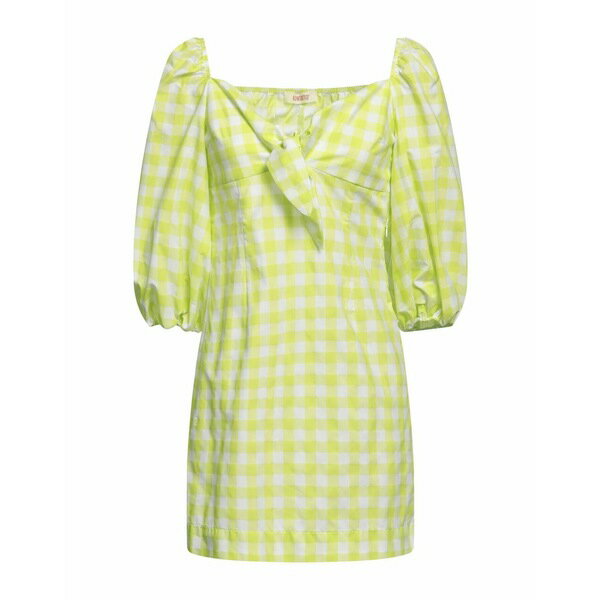 ̵ 󥿥å ǥ ԡ ȥåץ Mini dresses Acid green