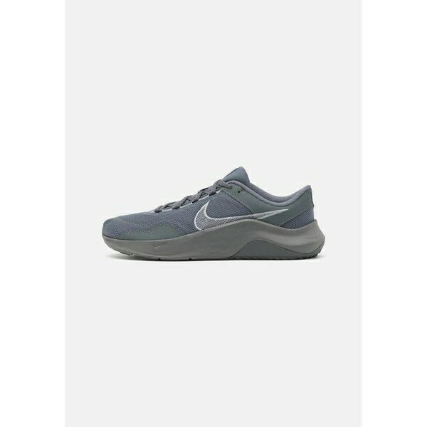 ナイキ メンズ バスケットボール スポーツ LEGEND ESSENTIAL 3 - Training shoe - smoke grey/light smoke grey/monarch