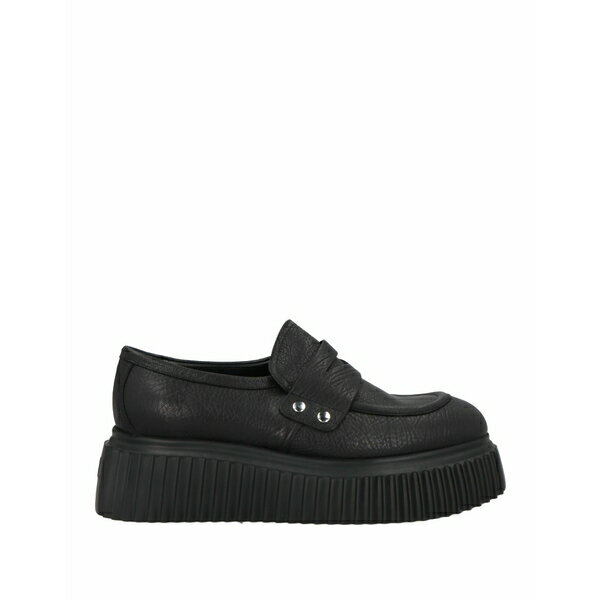 【送料無料】 エージーエル レディース スリッポン・ローファー シューズ Loafers Black