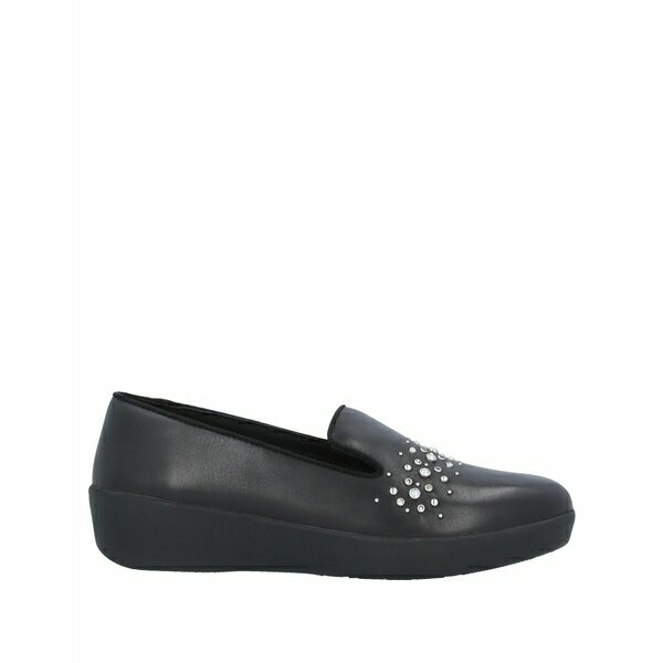 【送料無料】 フィットフロップ レディース スリッポン・ローファー シューズ Loafers Black