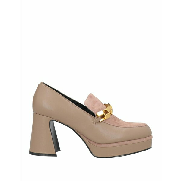 【送料無料】 ルチアーノ バラキーニ レディース スリッポン・ローファー シューズ Loafers Grey