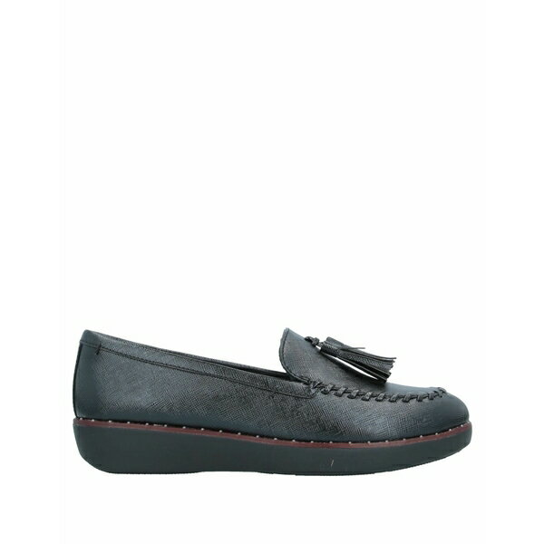 【送料無料】 フィットフロップ レディース スリッポン・ローファー シューズ Loafers Black