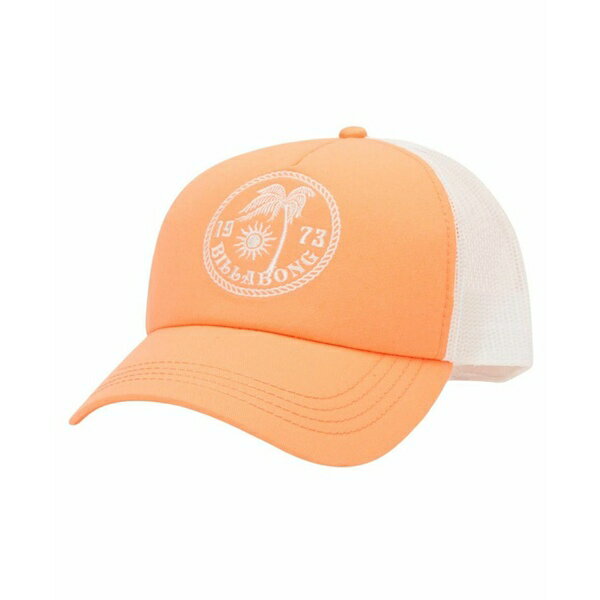 ビラボン レディース 帽子 アクセサリー Women's Orange Aloha Forever Trucker Adjustable Hat Orange