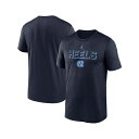 ジョーダン メンズ シャツ トップス Men's Navy North Carolina Tar Heels 2025 Sideline Legend Performance T-Shirt Navy