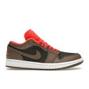 Jordan ジョーダン レディース スニーカー 【Jordan 1 Low SE Newsprint Olive Grey (Women's)】 サイズ US_6(23.0cm) Newsprint/Olive Grey-Bright Crimson(4)