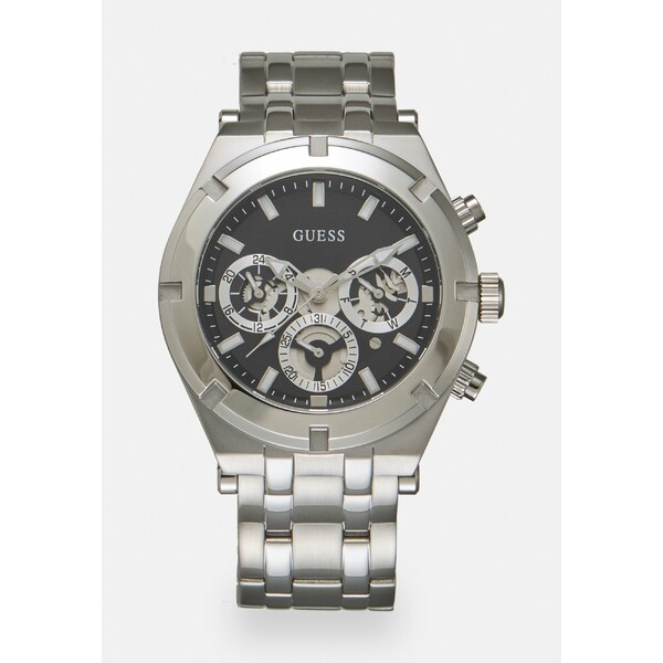 ゲス メンズ 腕時計 アクセサリー CONTINENTAL - Chronograph watch - silver-coloured