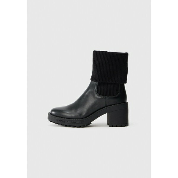 ラブ モスキーノ レディース ブーツ シューズ High heeled ankle boots - black