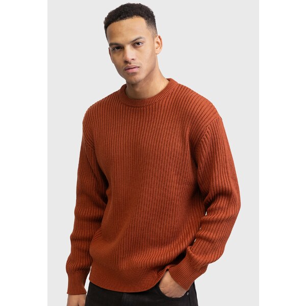 リディファイン レベル メンズ ニット&セーター アウター CEDRIC BOXY FIT - Jumper - arabian spice