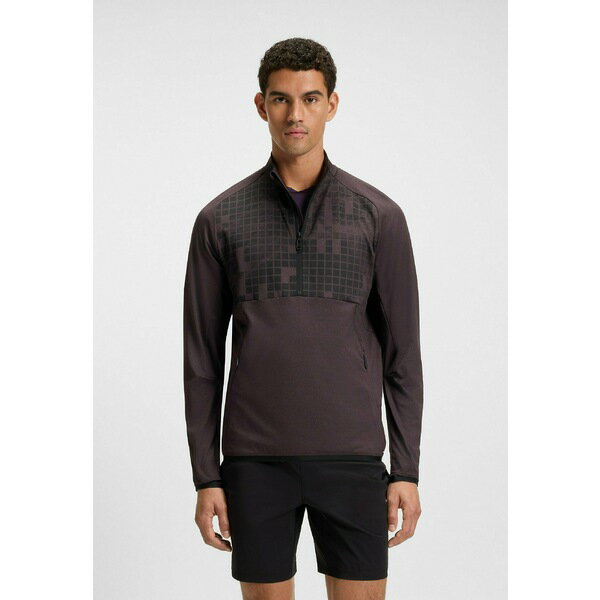 ボス メンズ パーカー・スウェットシャツ アウター Sweatshirt - purple seven(4)