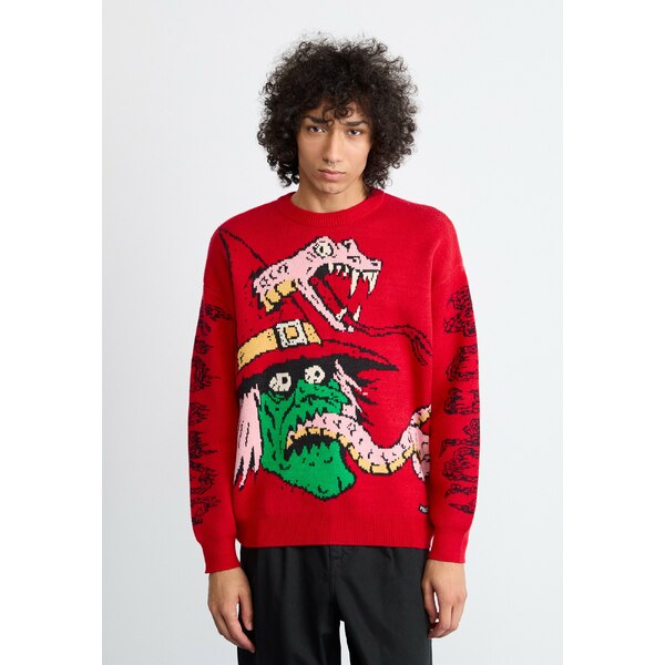 ボルコム メンズ ニット&セーター アウター VILLARD SWEATER - Jumper - lifeguard red