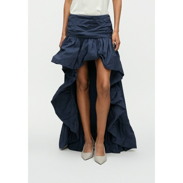 ピンコ レディース スカート ボトムス DONDOLO GONNA TAFFETA - Maxi skirt - blu notte senza luna